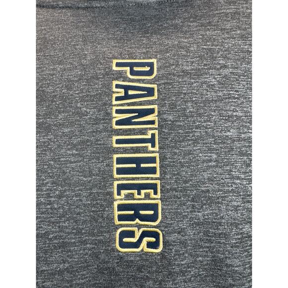 Pitt Panthers Jacket Mens Gray Full Zip Mock Neck NCAA Sports Zip Pockets XL - Picture 5 of 6